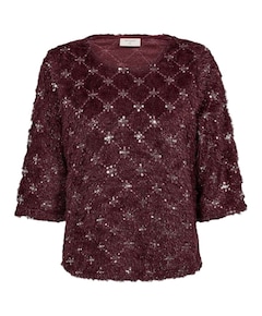 Dames blouse bordeaux