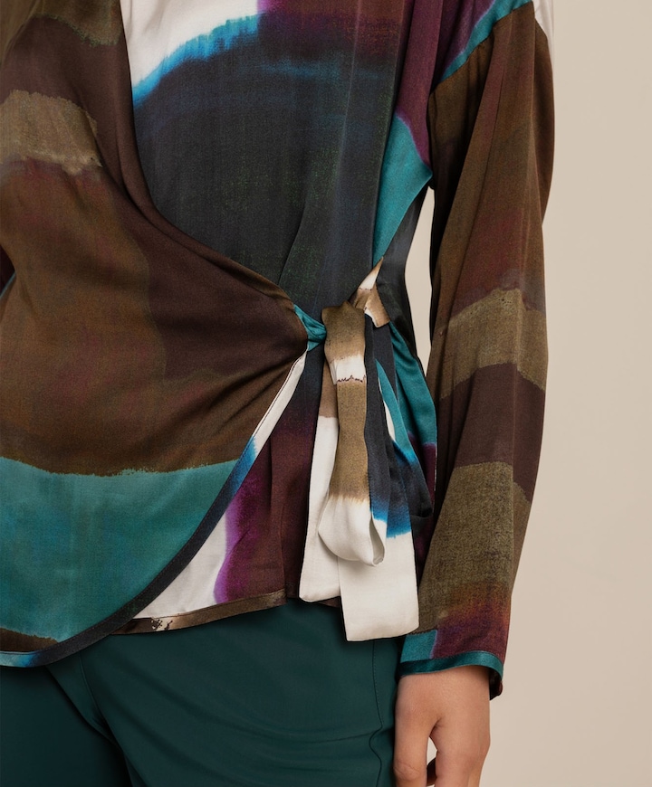 Dames longsleeve multicolor