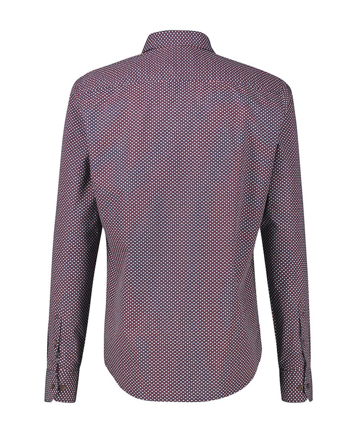 Overhemd lange mouw blauw