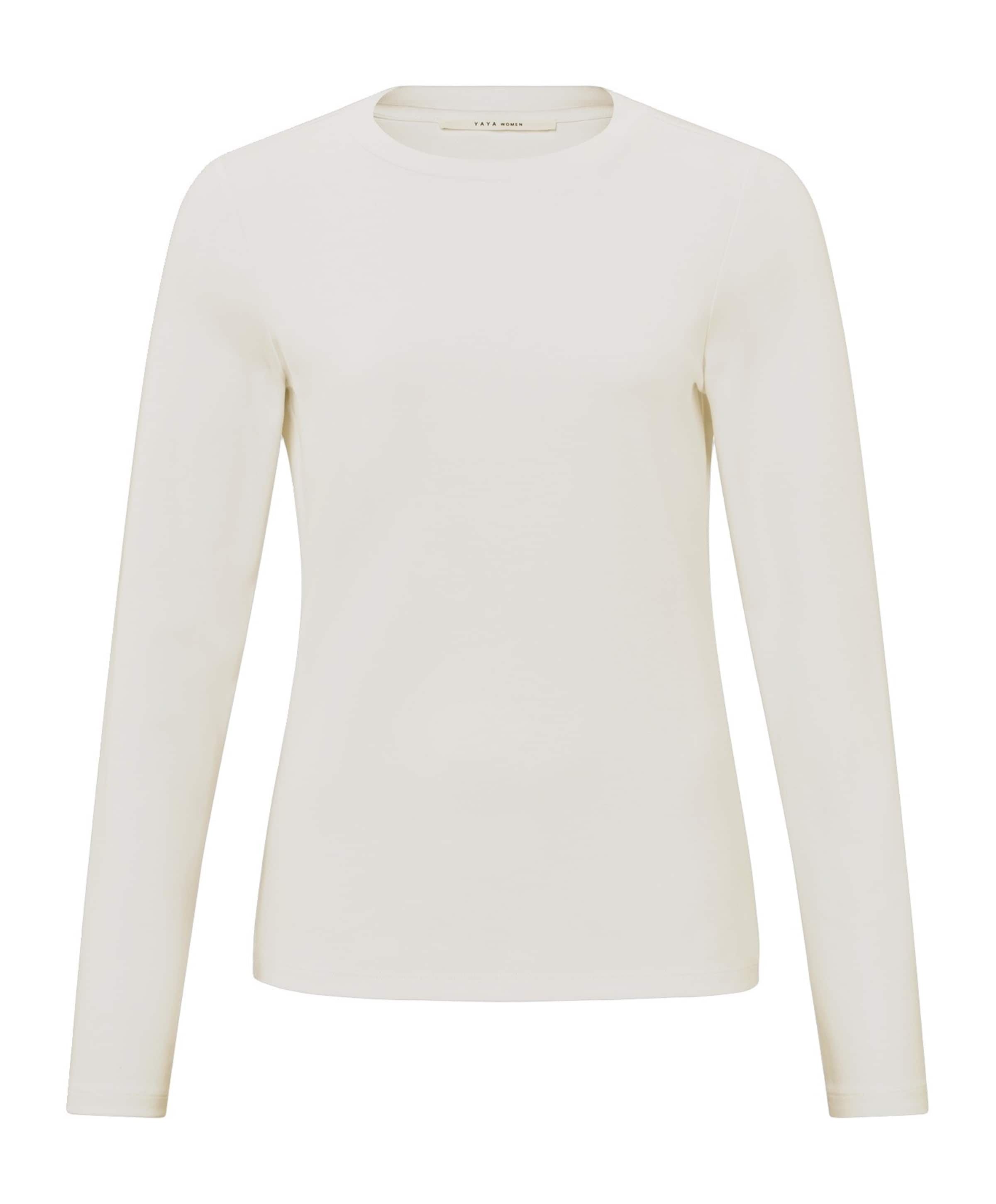 Dames longsleeve ecru