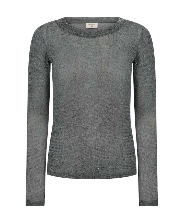 Dames top grijs