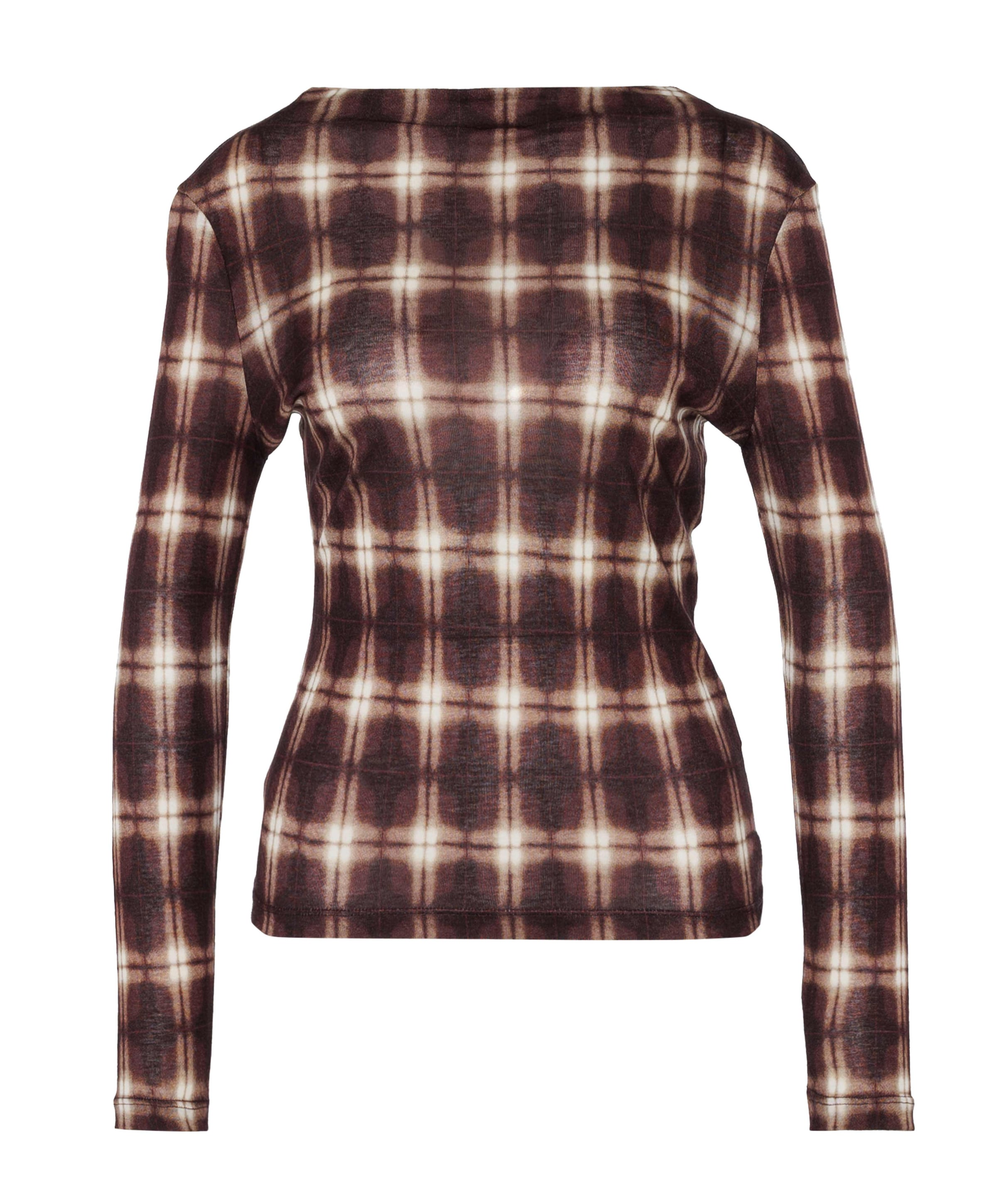 Dames longsleeve bruin