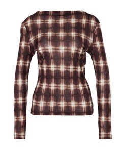 Dames longsleeve bruin