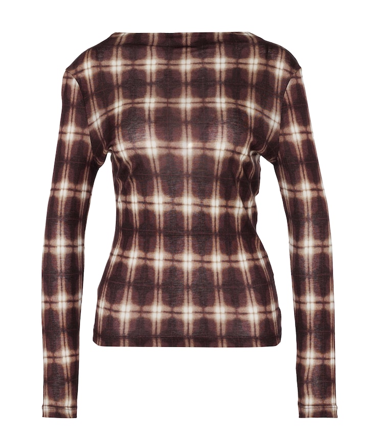 Dames longsleeve bruin