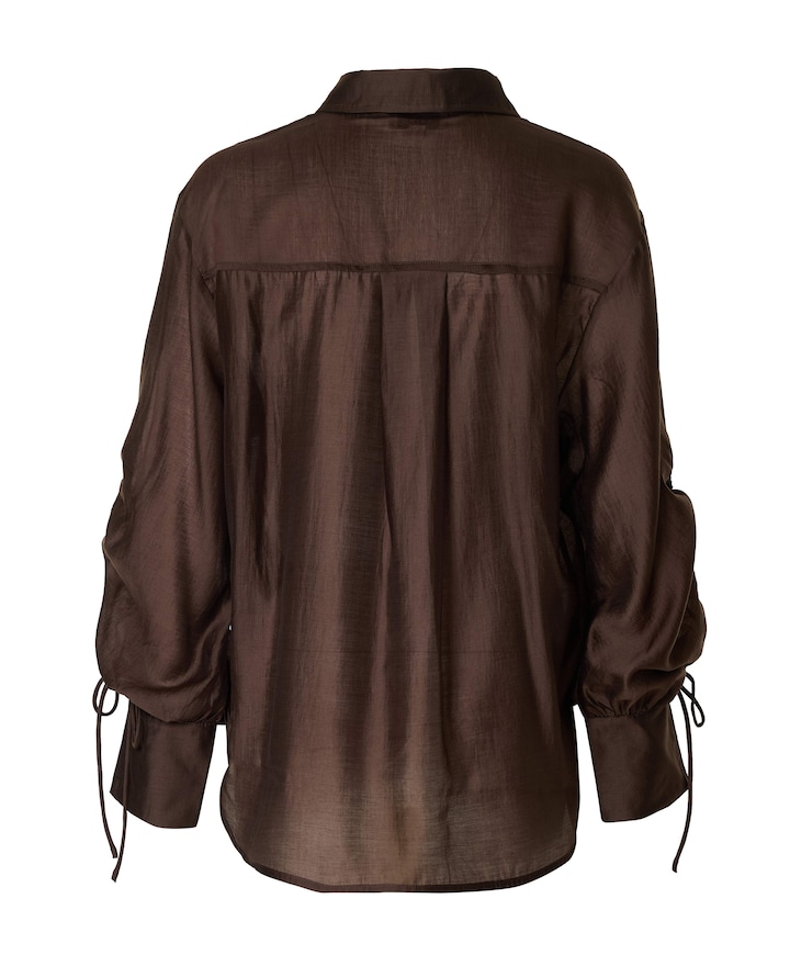 Dames blouse bruin