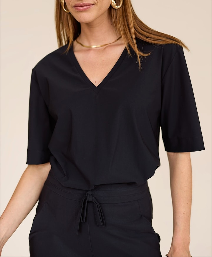 Dames T-shirt zwart