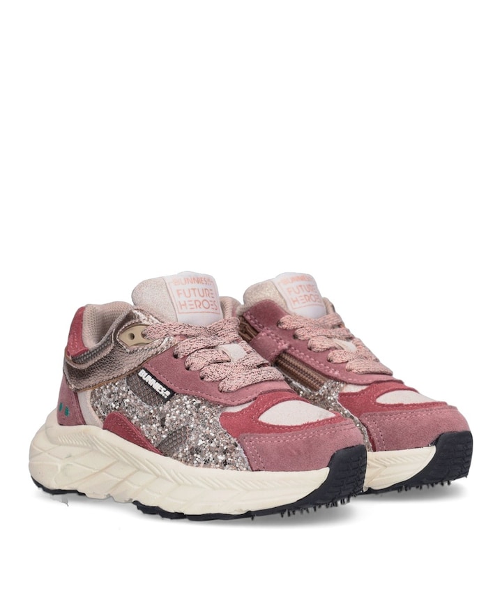 Reza Rush meisjes sneakers bordeaux