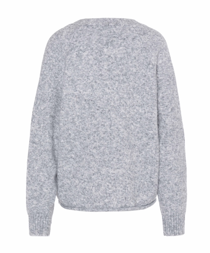 Dames vest grijs