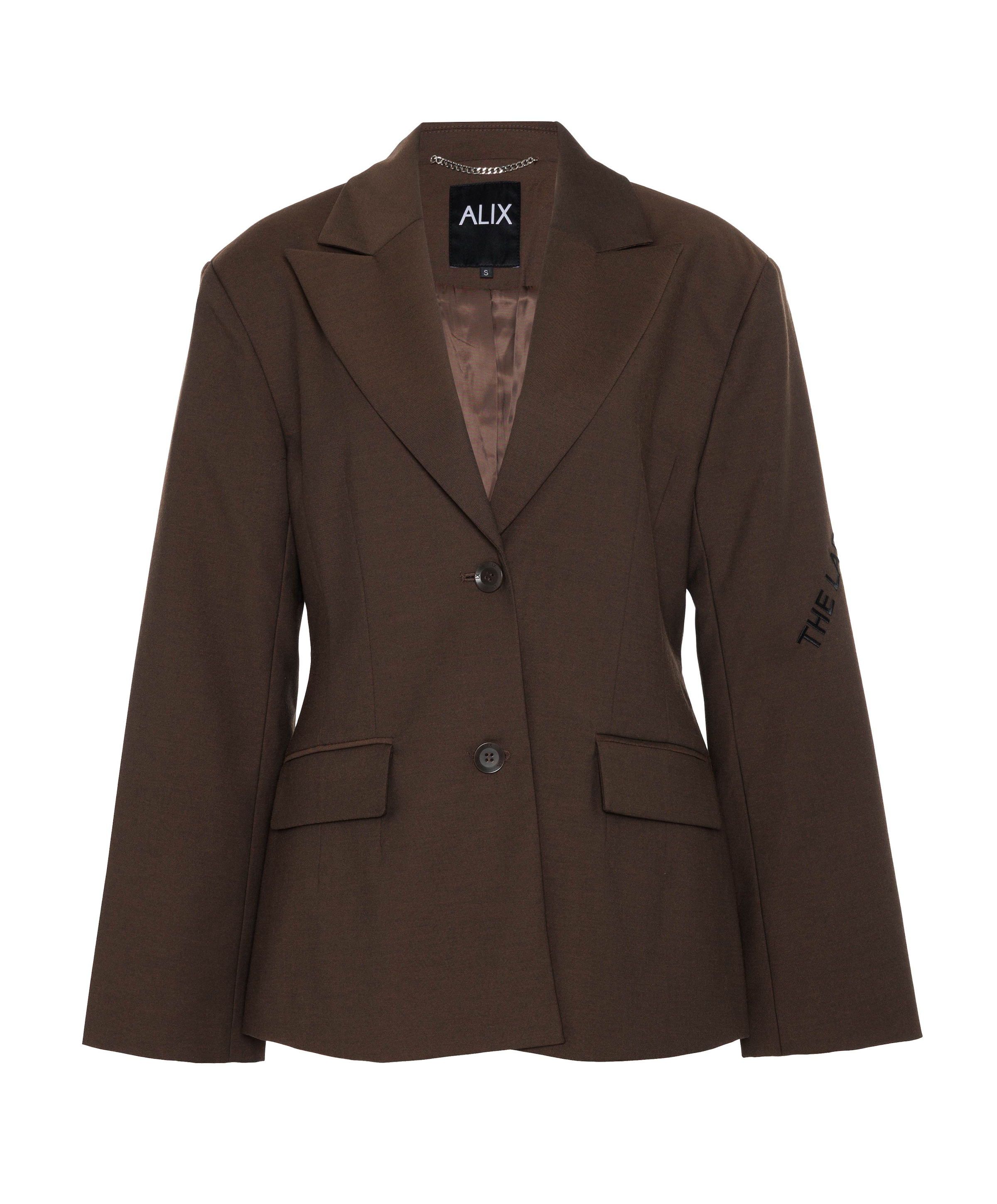 Dames blazer bruin