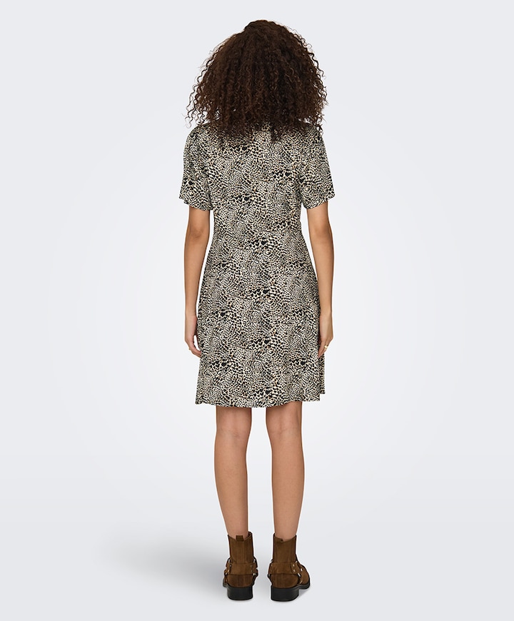 Dames jurk beige