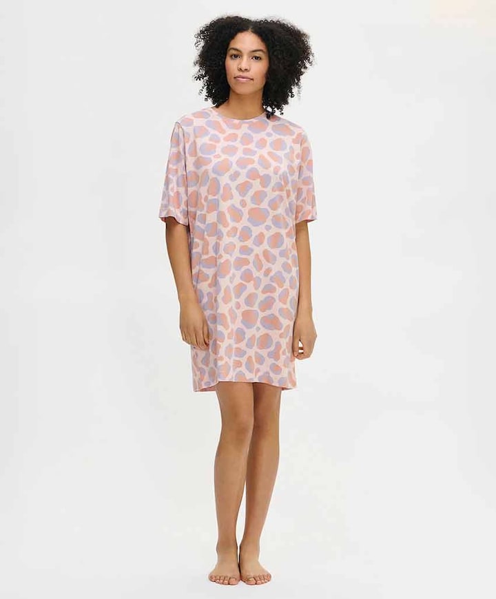 Dames nachthemd roze