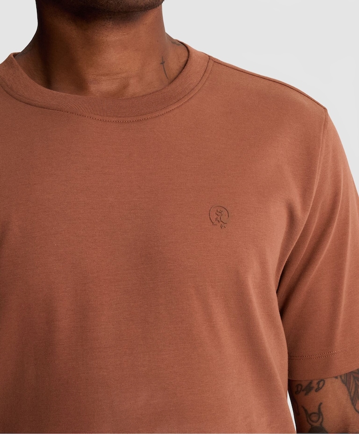 Heren T-shirt brique
