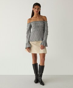 Dames blouse grijs