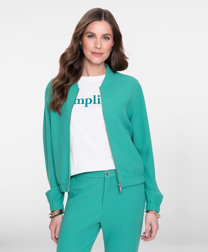 Dames jas groen