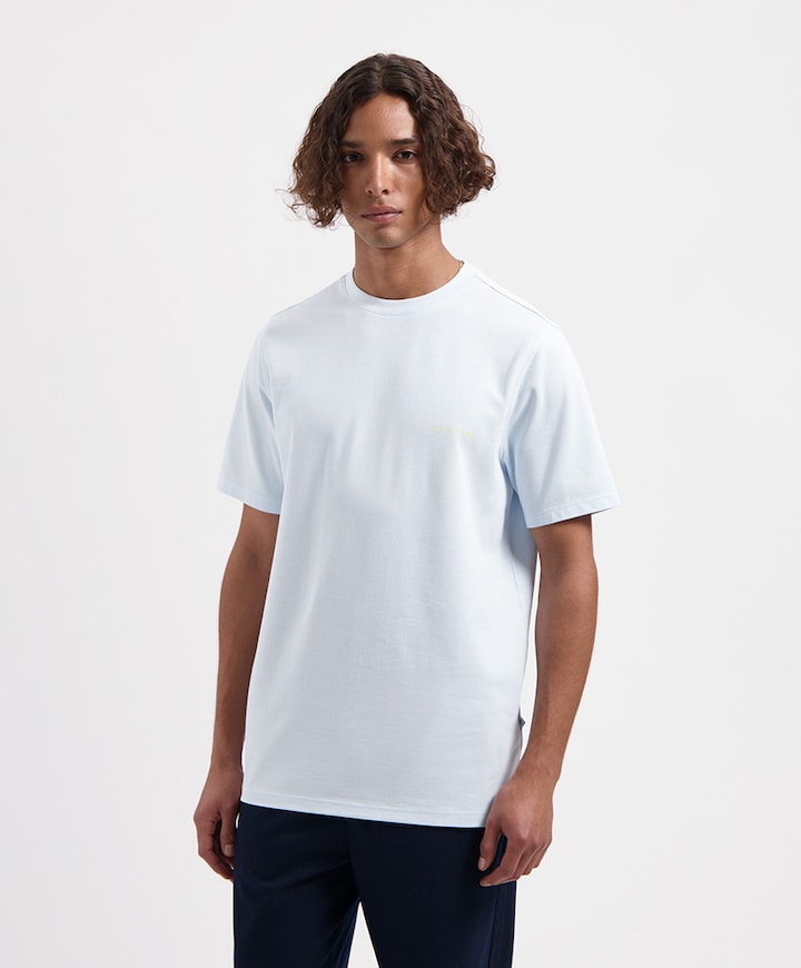 Heren T-shirt blauw