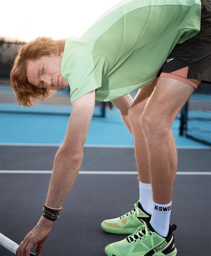 KS TFW K-FRAME SPEED RUBLO CLAY-GREEN/BLACK/LAVA heren tennisschoenen groen