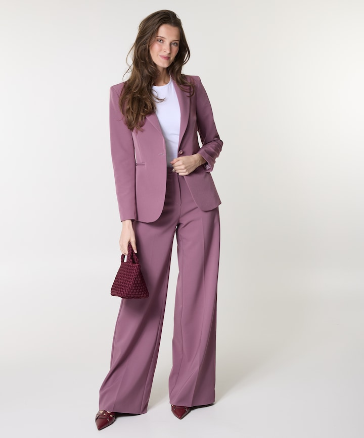 Dames blazer roze
