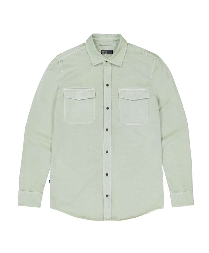 Heren overshirt beige