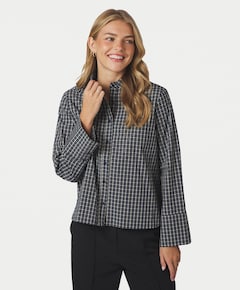 Dames blouse blauw