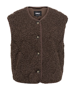 Dames gilet bruin