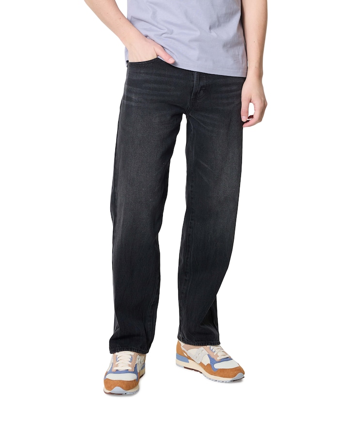 Boxcar Straight Leg Denim heren jeans zwart