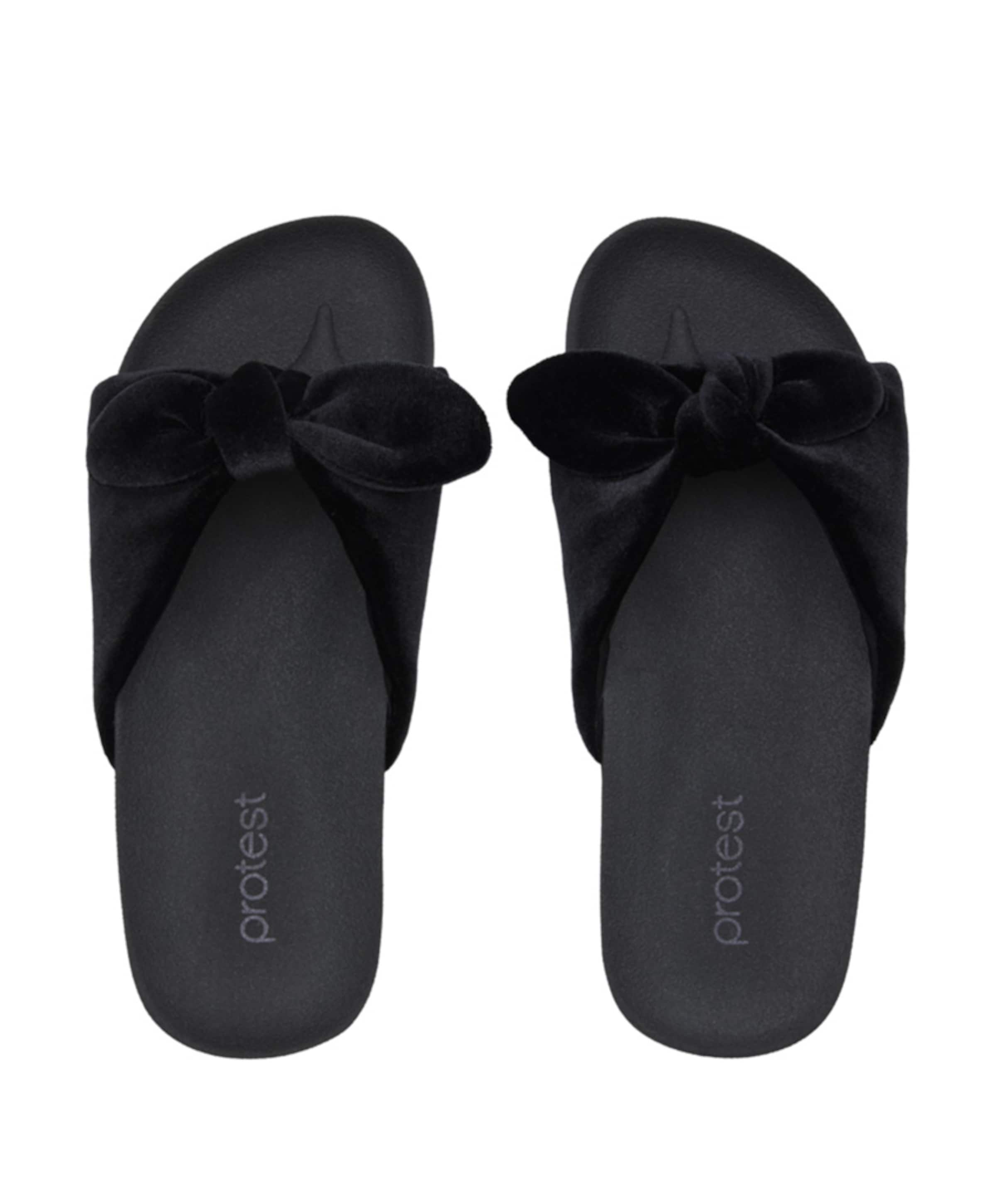 PRTJOLIEN slaps dames badslipper zwart