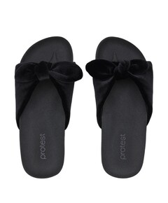 PRTJOLIEN slaps badslipper zwart