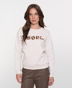 Dames sweater beige