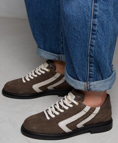 Fae Lois dames sneakers bruin