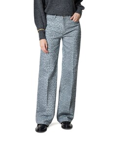 WIDE dames jeans grijs