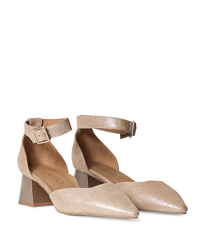 Delia dames slingbacks goud