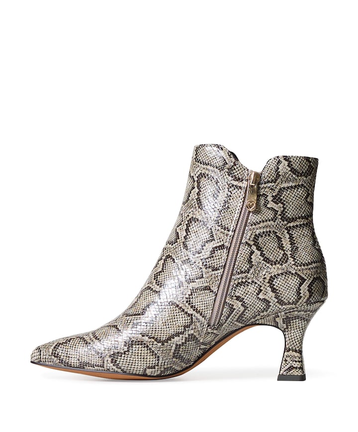 Women enkellaarzen beige