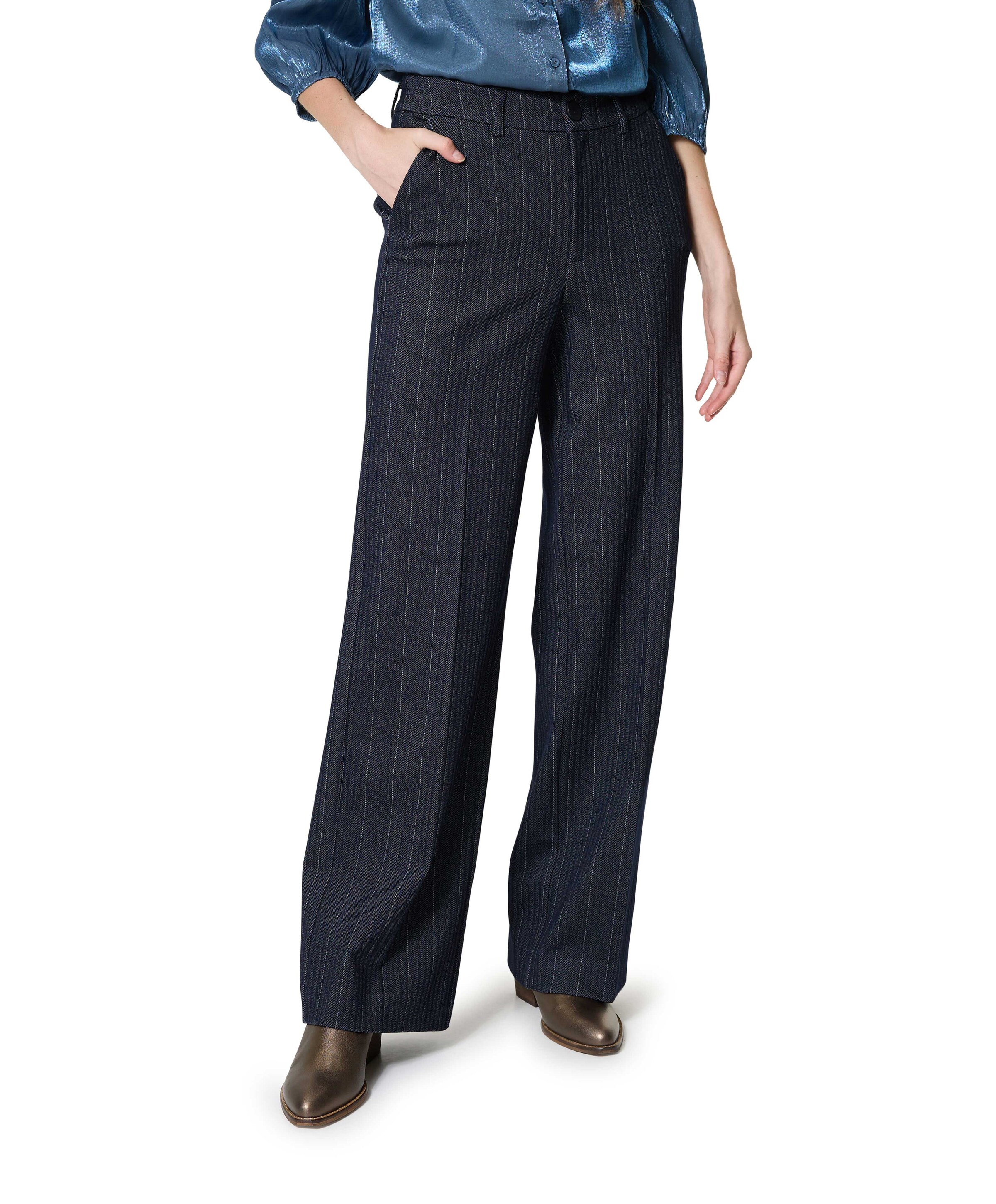 ODELIA MILANO pantalon blauw