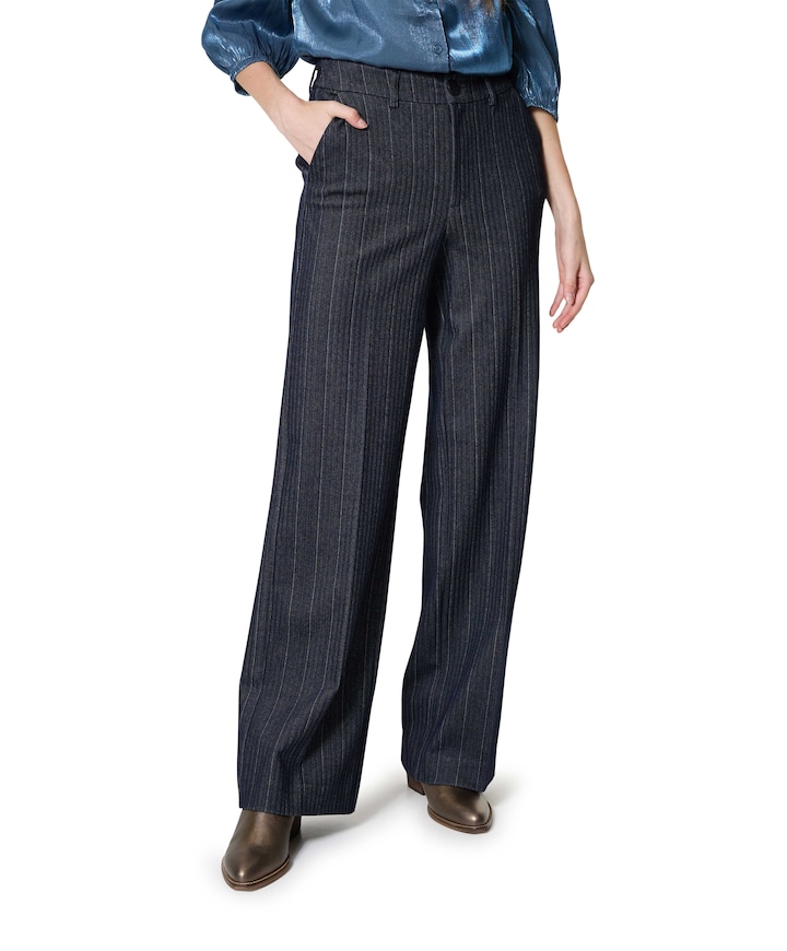 ODELIA MILANO pantalon blauw