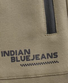 Jogpant Zip jongens broek beige