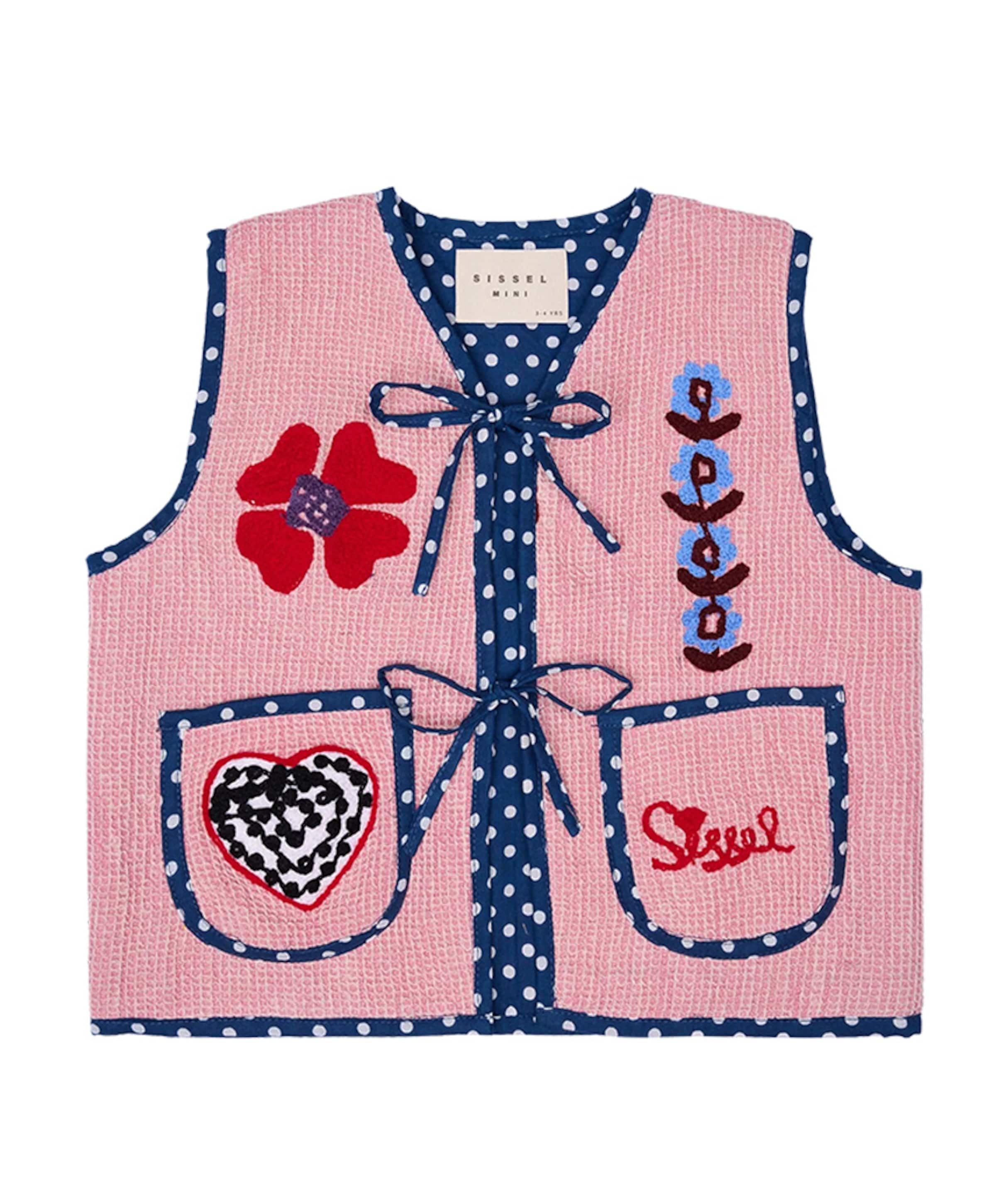Meisjes gilet roze