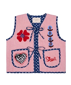 Meisjes gilet roze