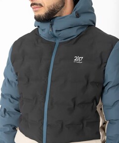 Heren ski-jas blauw