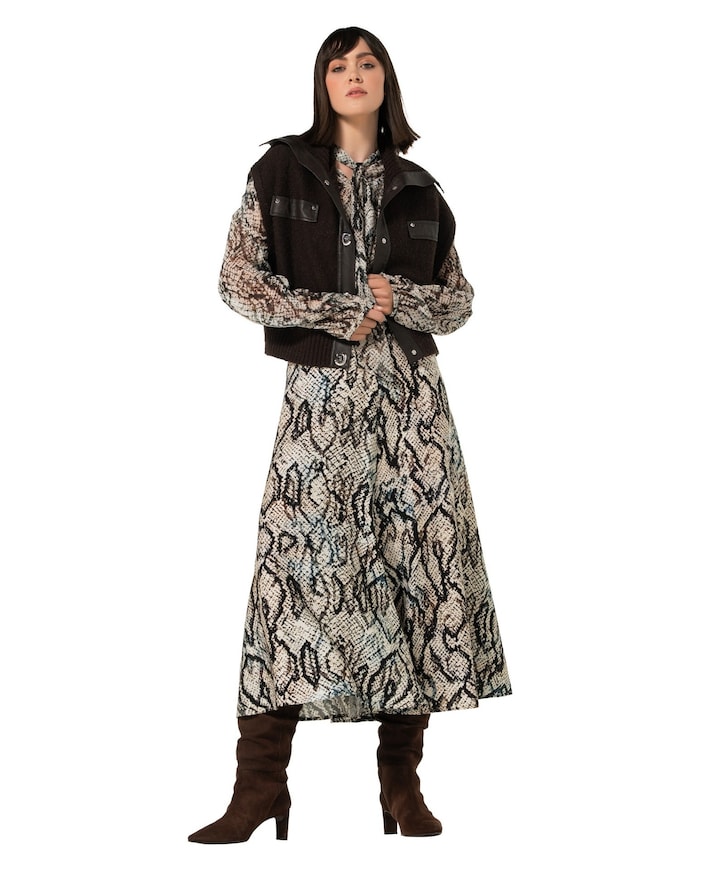 Dames gilet bruin