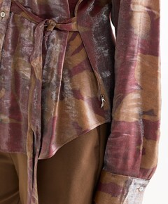 Dames blouse brique