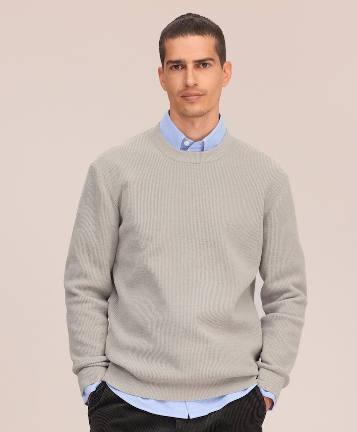 Heren trui beige