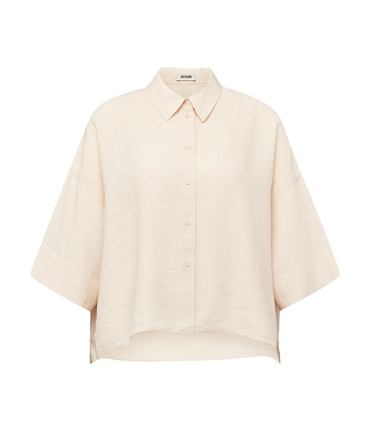 Dames blouse beige