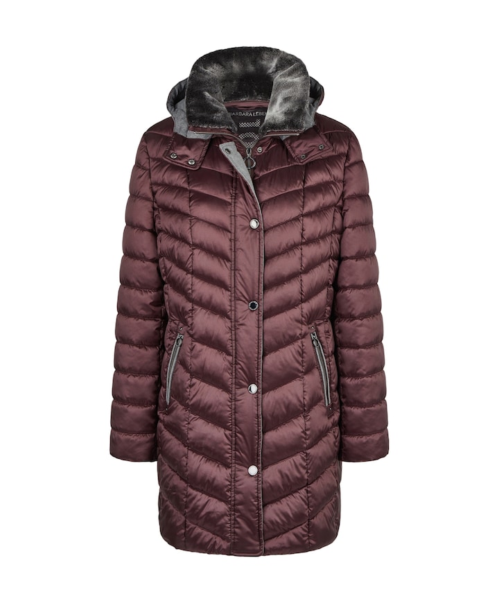 Dames jas bordeaux