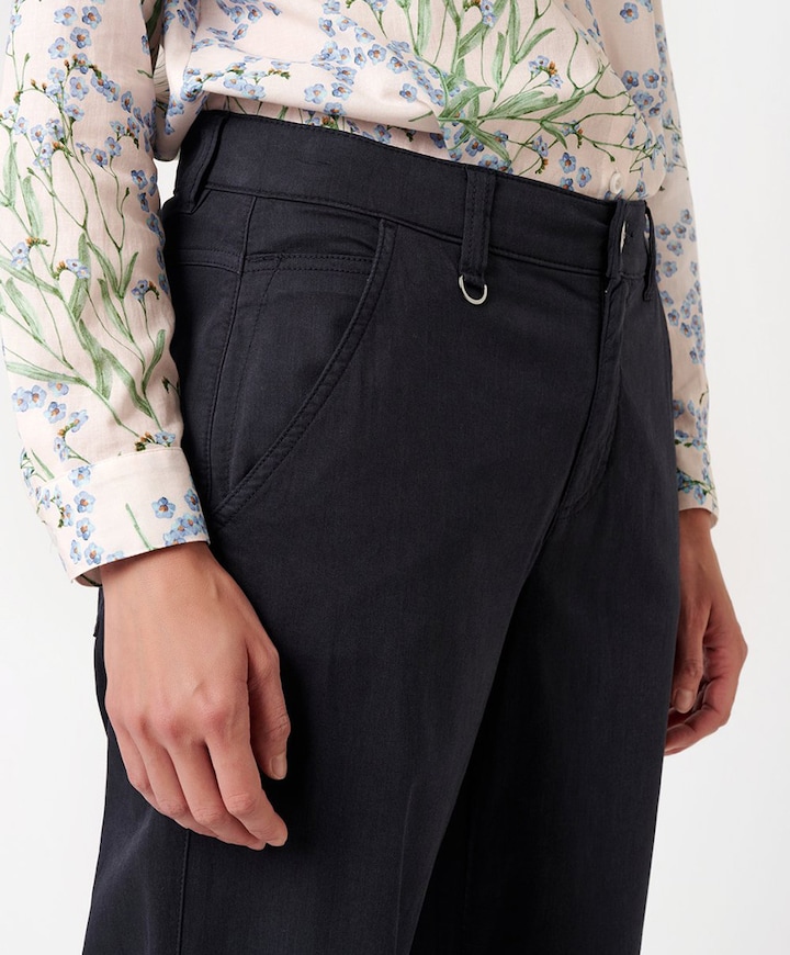 Liv Wide dames broek blauw