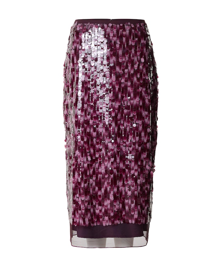 Dames rok bordeaux