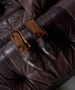 Jazz Vaienna dames slingbacks bruin