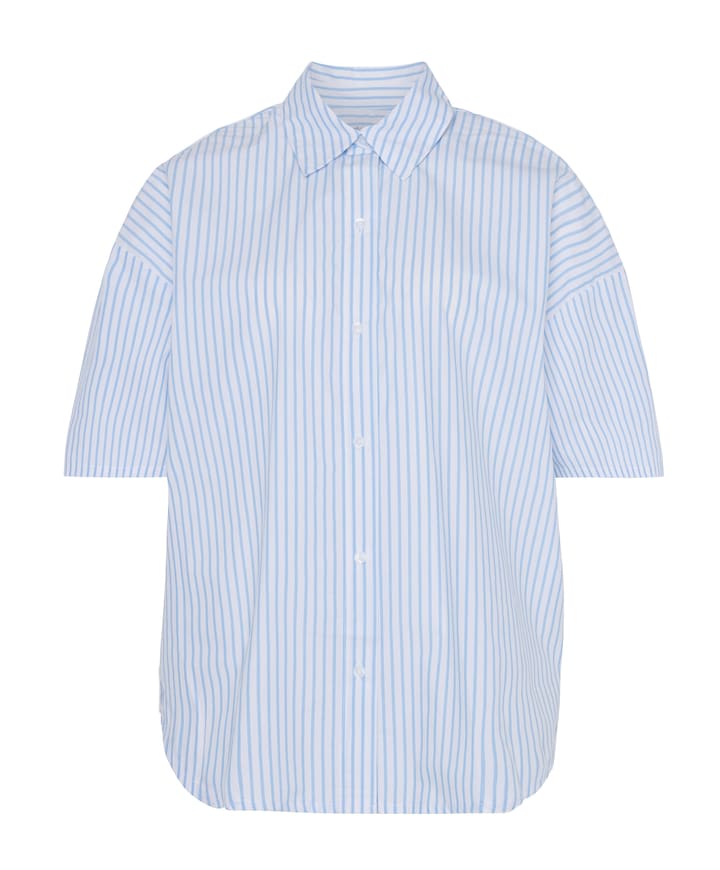 Dames pyjamatop blauw