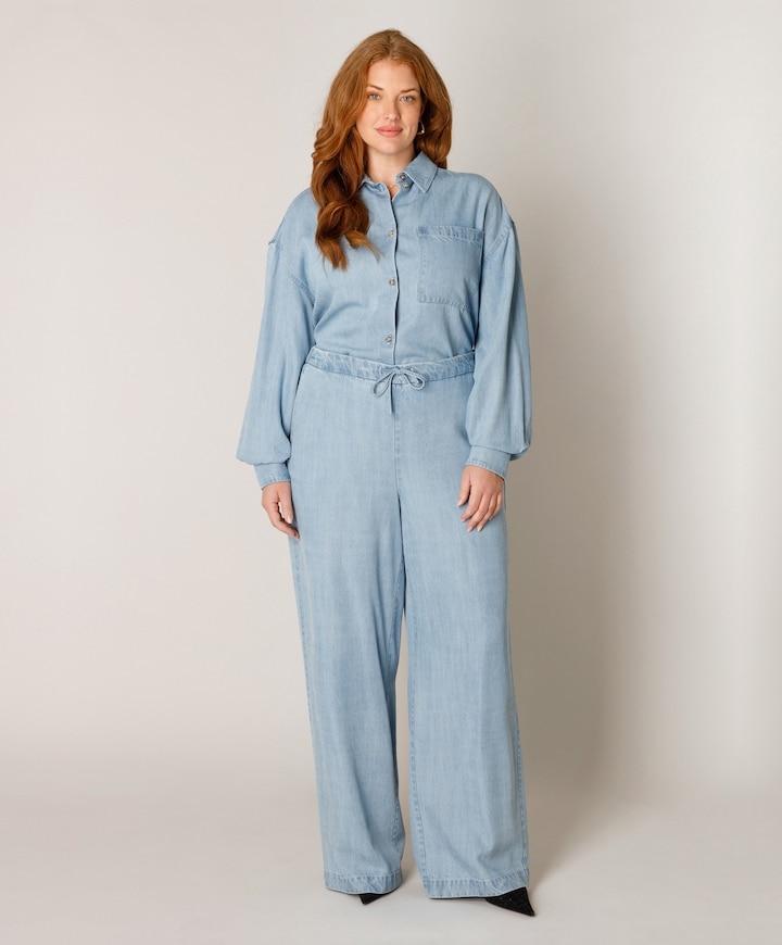 Noella dames broek blauw