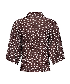 Dames blouse bruin