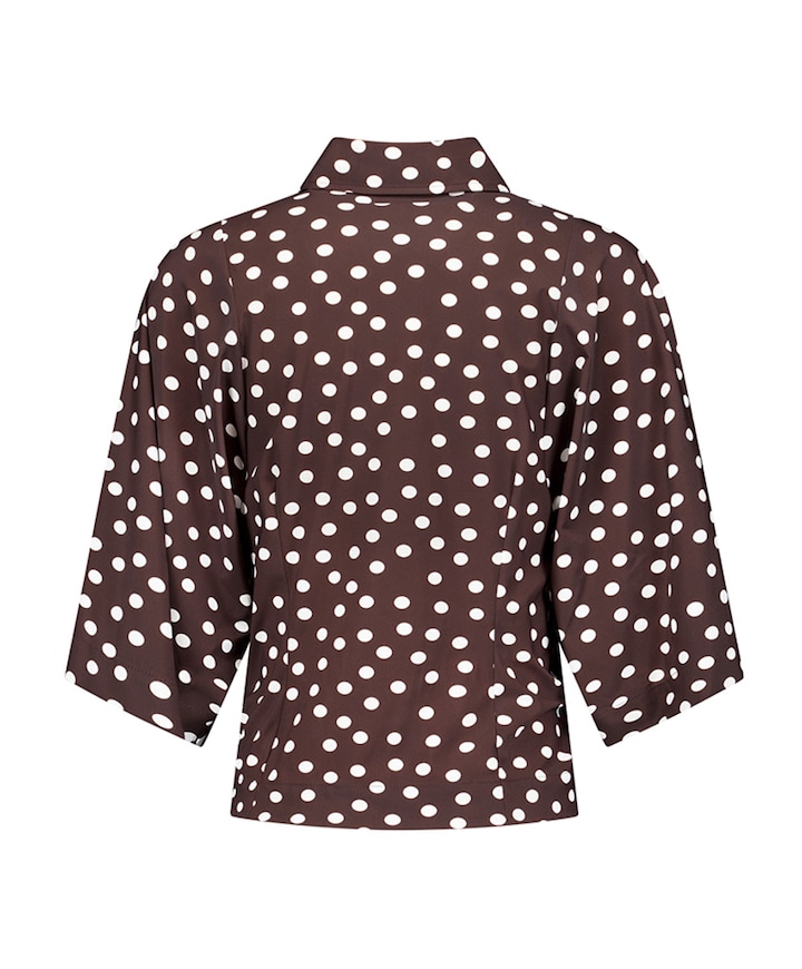 Dames blouse bruin